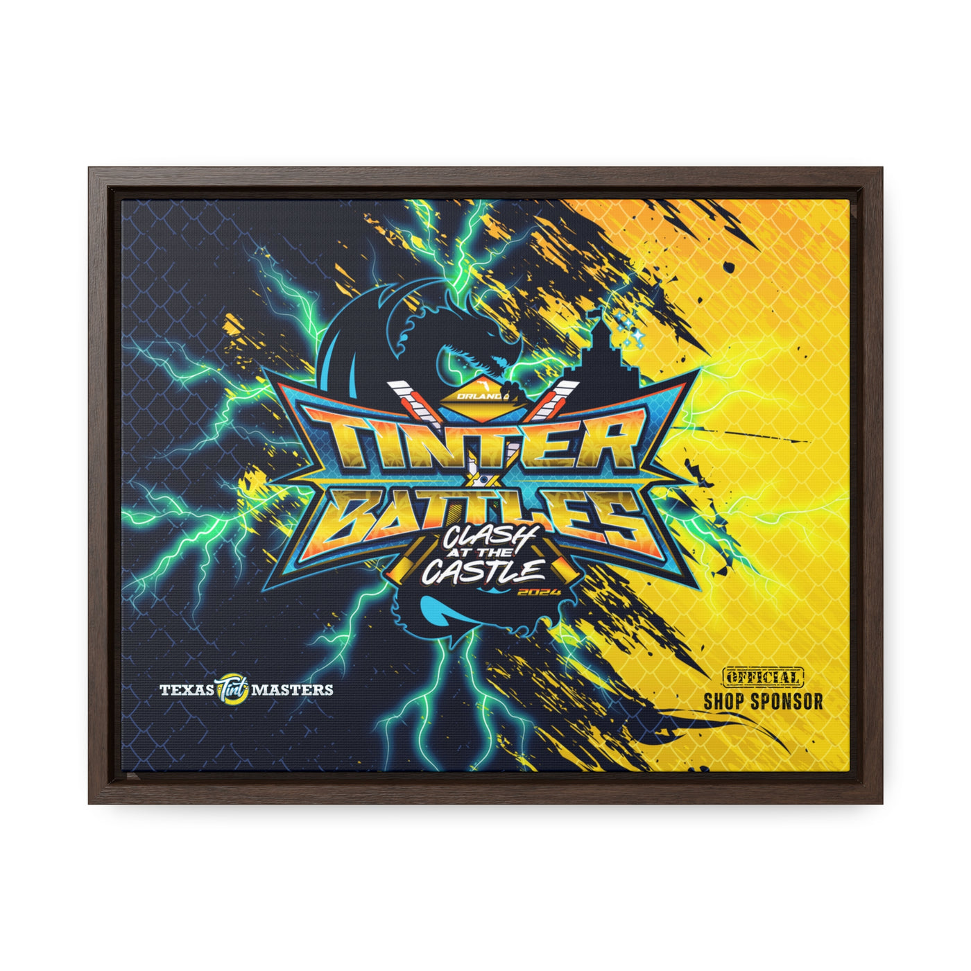 Texas Tint Masters x Tinter Battles 2024 Shop Sponsor Wrap Canvas