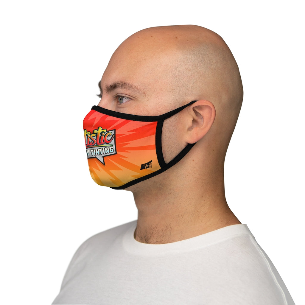 Artistic Window Tinting Fitted Polyester Face Mask