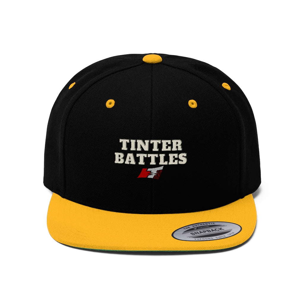 "Tinter Battles" Unisex Flat Bill Hat