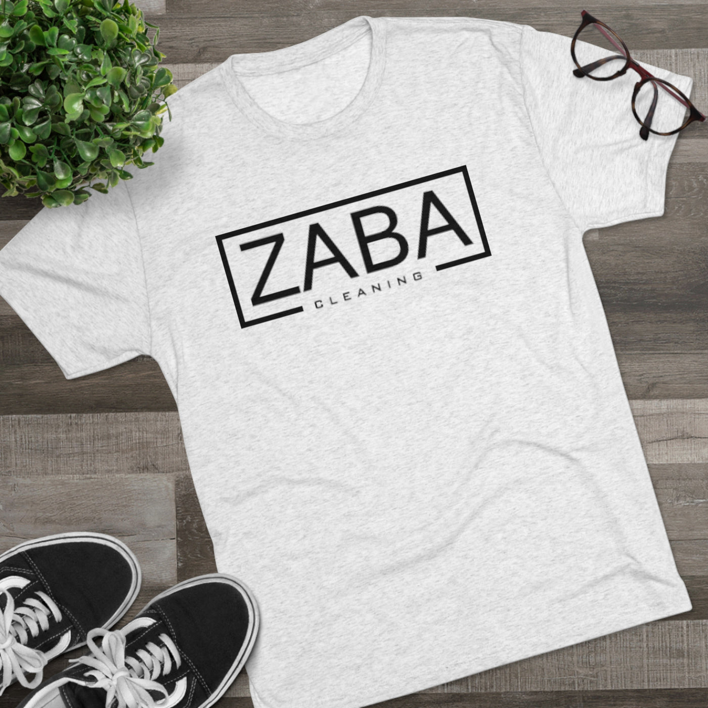 Zaba Cleaning Tri-Blend Crew Tee