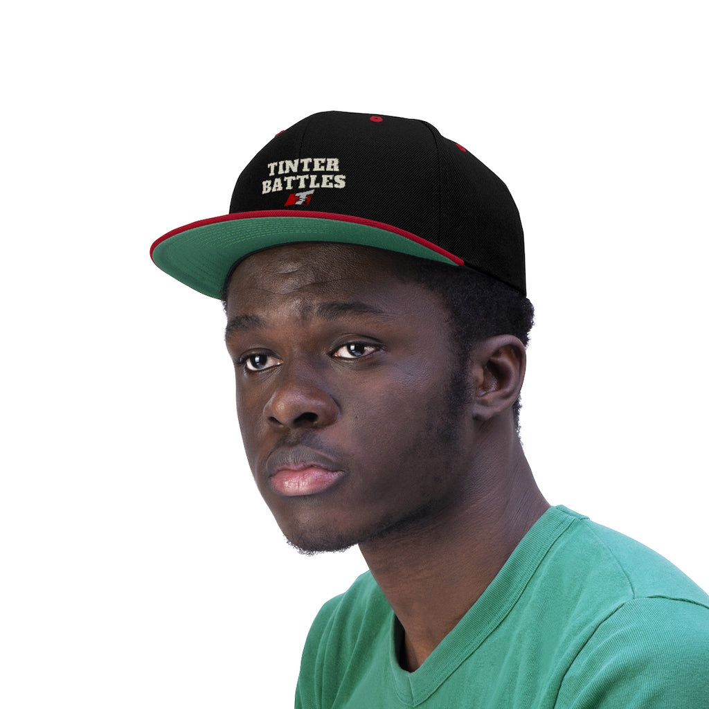 "Tinter Battles" Unisex Flat Bill Hat