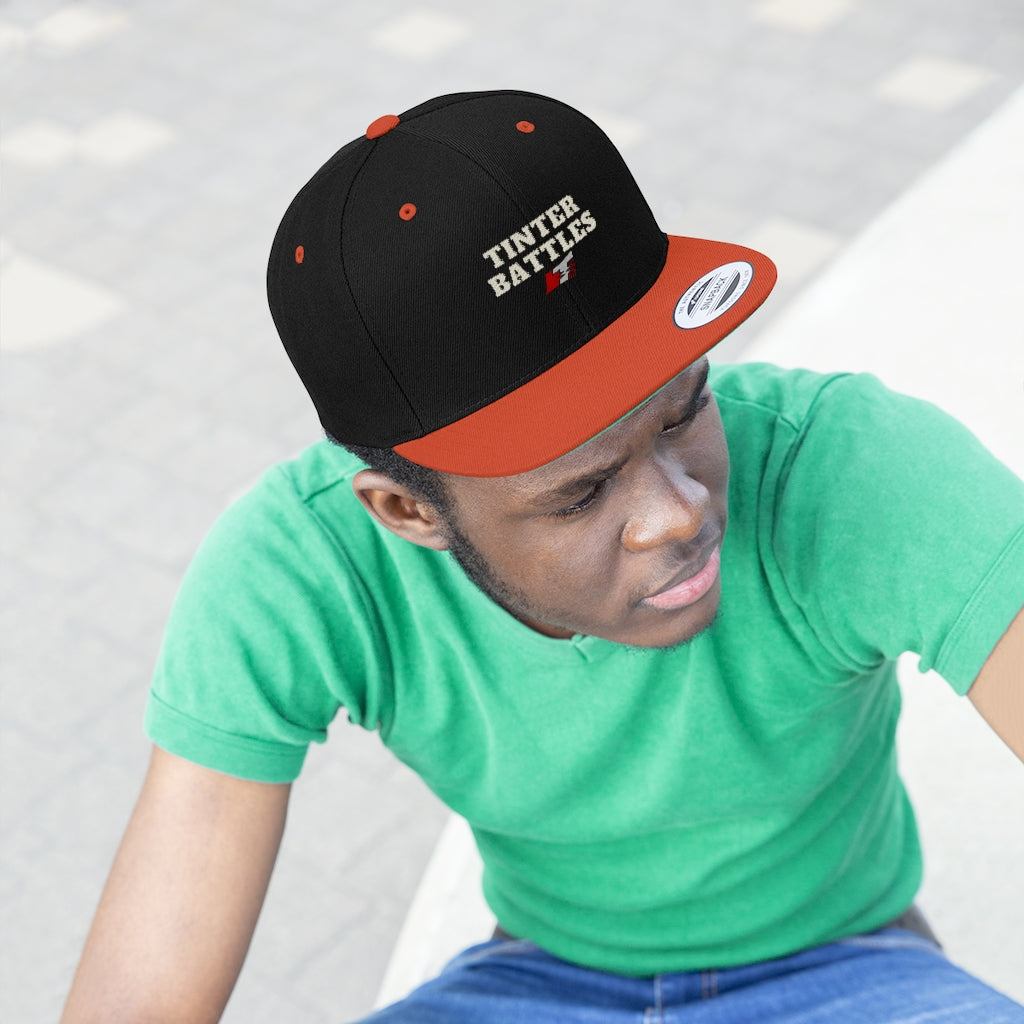 "Tinter Battles" Unisex Flat Bill Hat