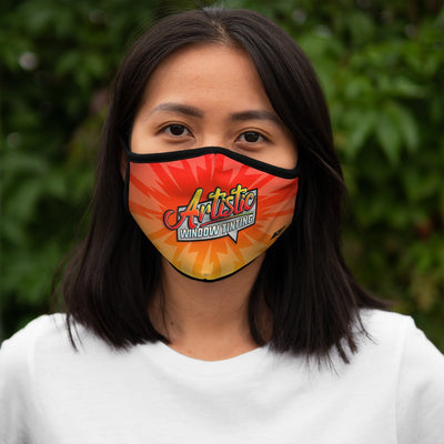 Artistic Window Tinting Fitted Polyester Face Mask