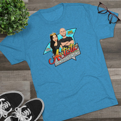 Artistic Window Tinting Tri-Blend Crew Tee