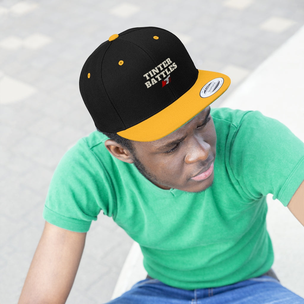 "Tinter Battles" Unisex Flat Bill Hat