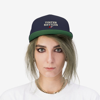 "Tinter Battles" Unisex Flat Bill Hat