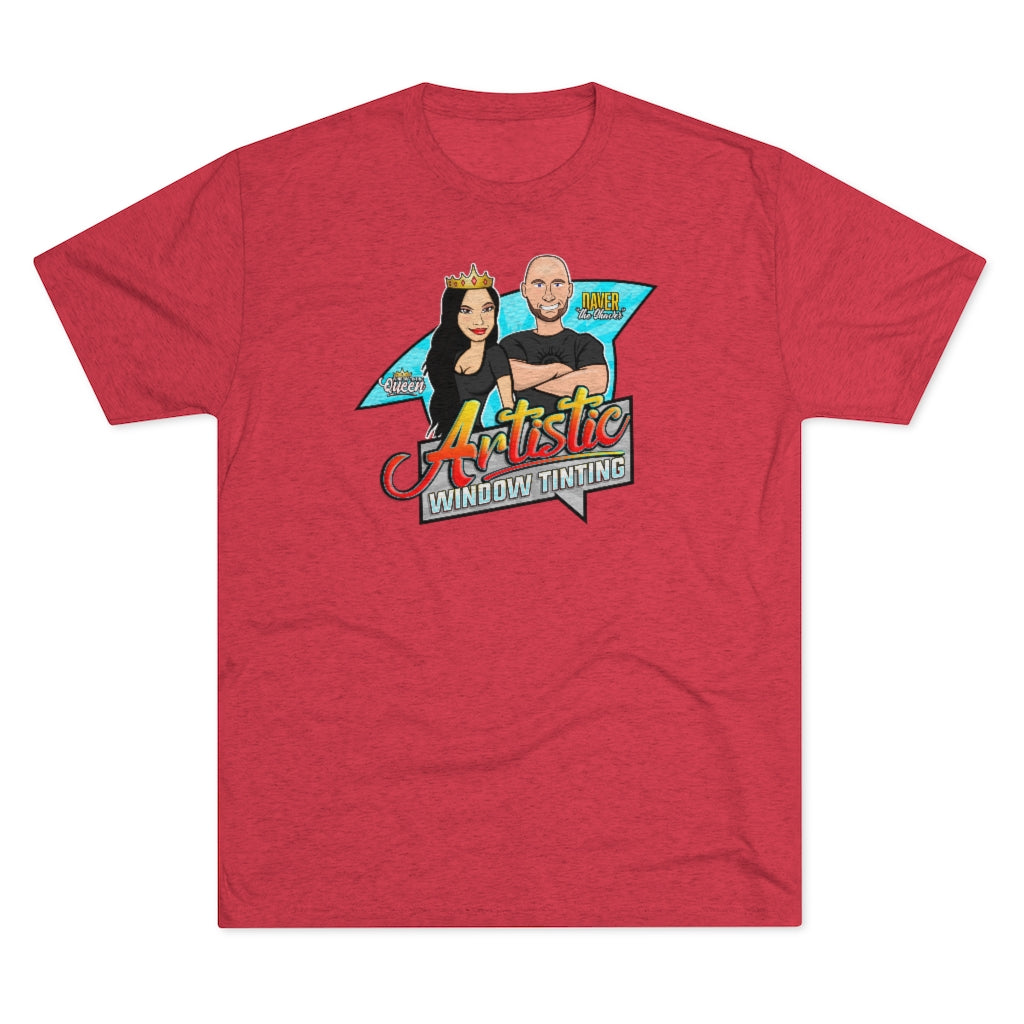 Artistic Window Tinting Tri-Blend Crew Tee