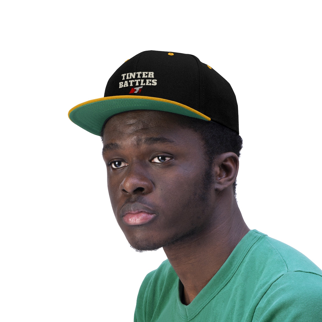 "Tinter Battles" Unisex Flat Bill Hat