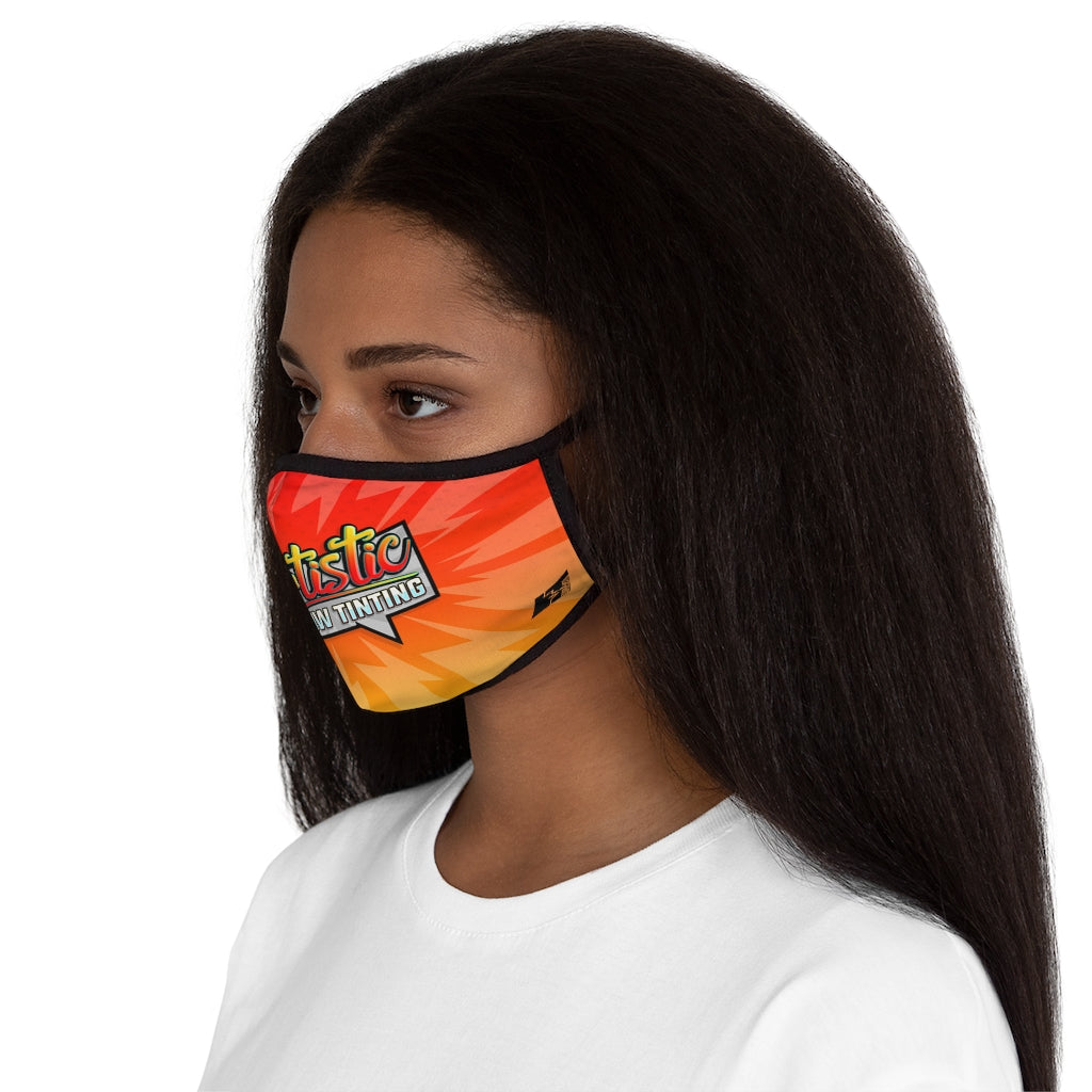 Artistic Window Tinting Fitted Polyester Face Mask