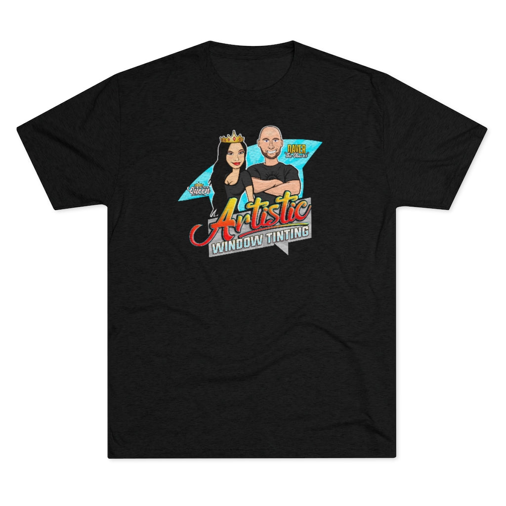 Artistic Window Tinting Tri-Blend Crew Tee