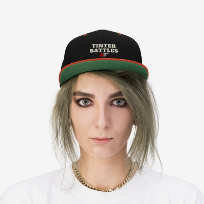 "Tinter Battles" Unisex Flat Bill Hat