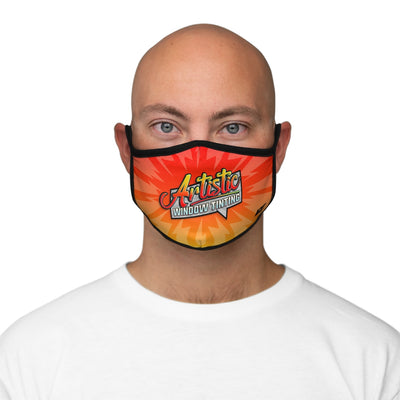 Artistic Window Tinting Fitted Polyester Face Mask