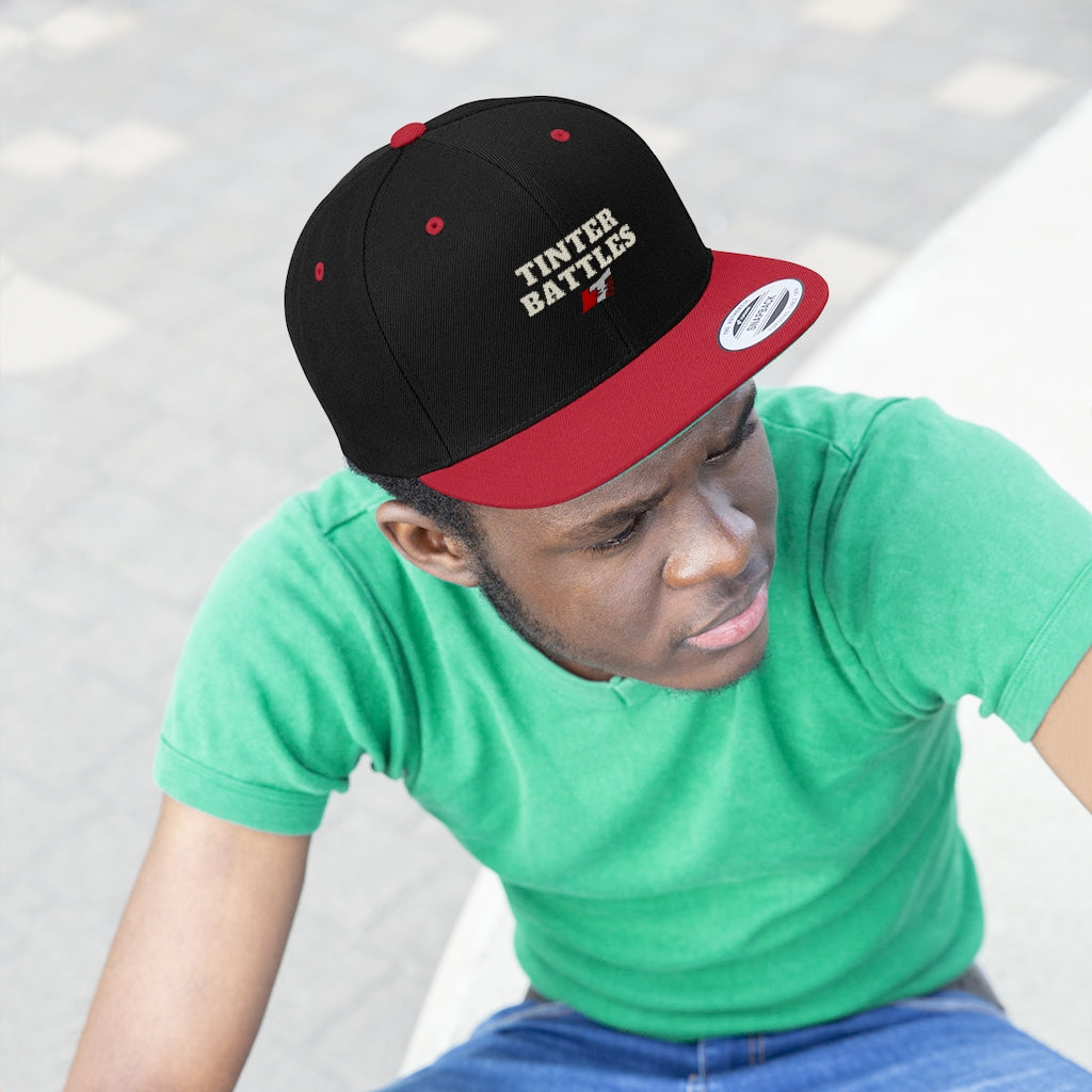 "Tinter Battles" Unisex Flat Bill Hat