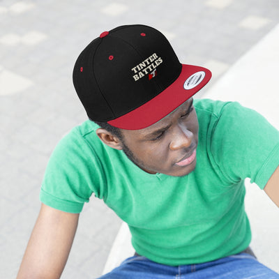 "Tinter Battles" Unisex Flat Bill Hat