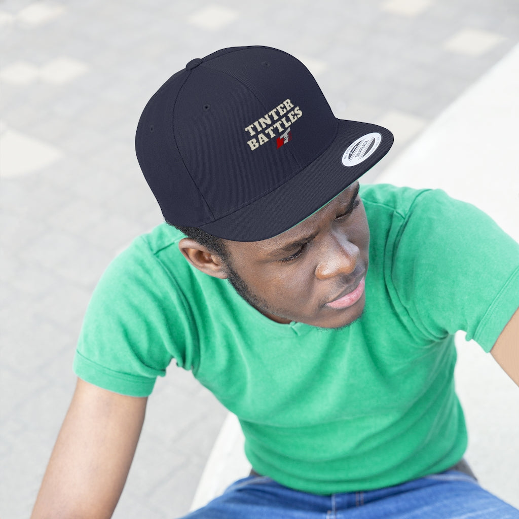 "Tinter Battles" Unisex Flat Bill Hat