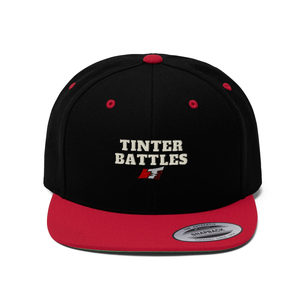 "Tinter Battles" Unisex Flat Bill Hat