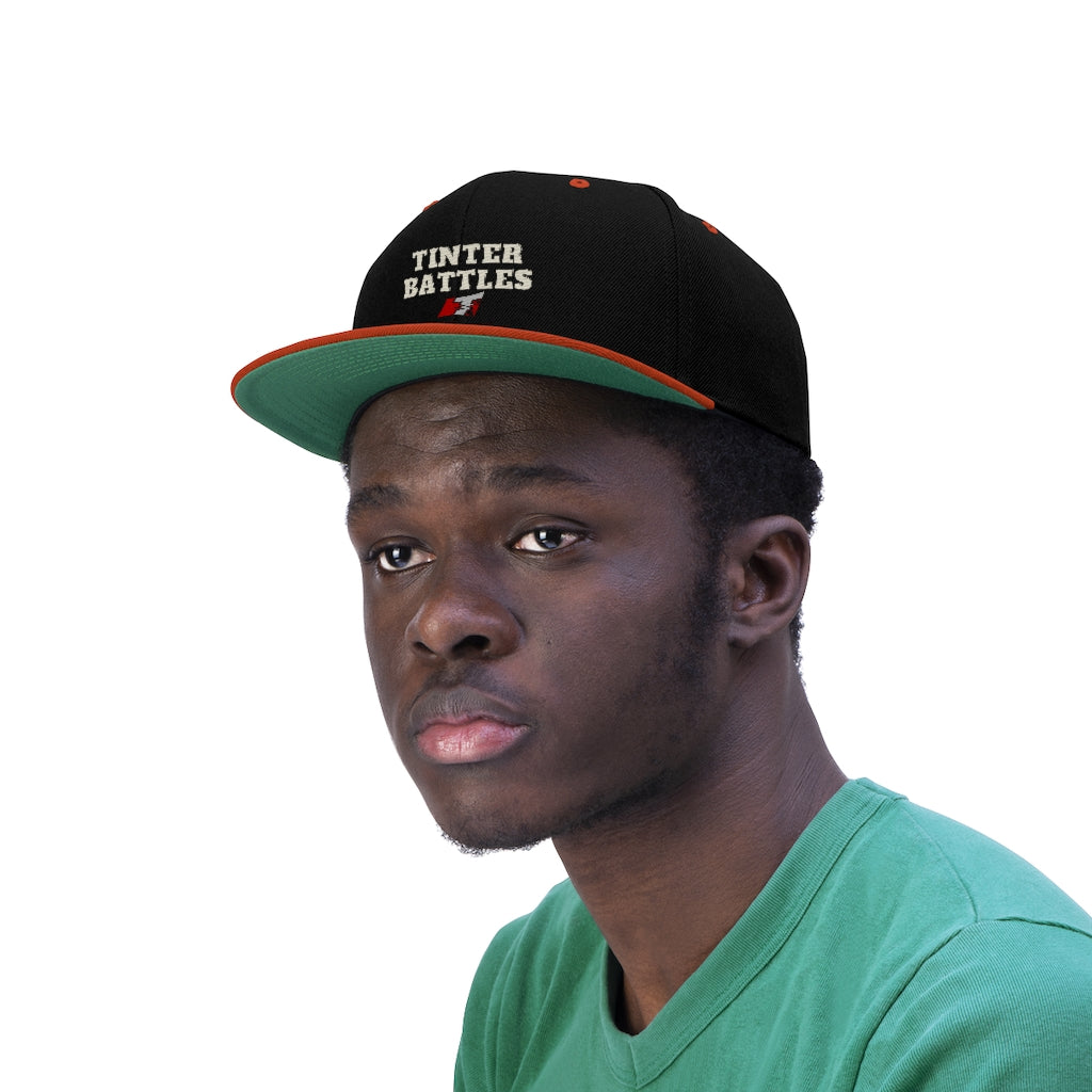 "Tinter Battles" Unisex Flat Bill Hat