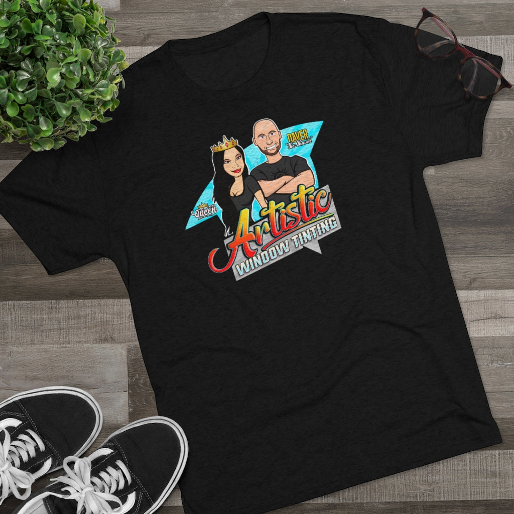 Artistic Window Tinting Tri-Blend Crew Tee