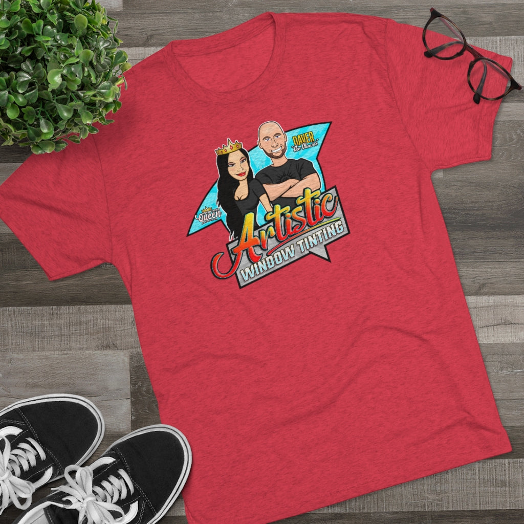 Artistic Window Tinting Tri-Blend Crew Tee