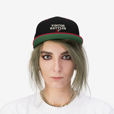 "Tinter Battles" Unisex Flat Bill Hat