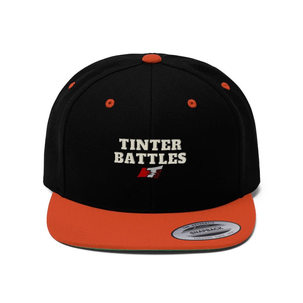 "Tinter Battles" Unisex Flat Bill Hat